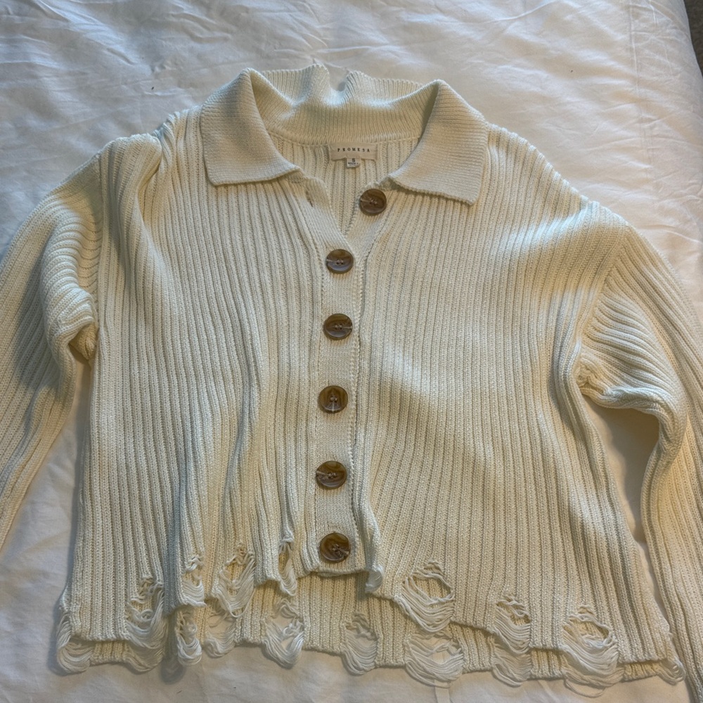 Cream Cardigan